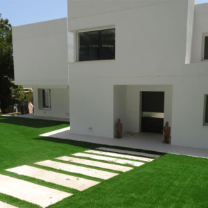 Jardines con Césped Artificial. Césped residencial