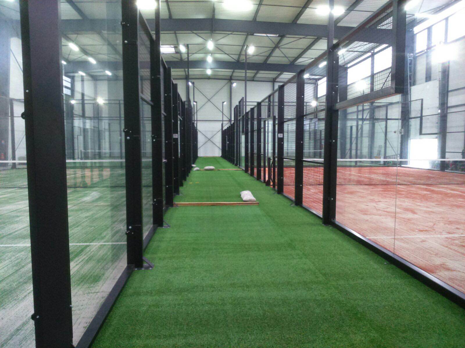 construccion pistas padel savenay