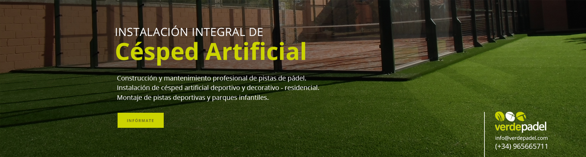 Construcción pistas de padel