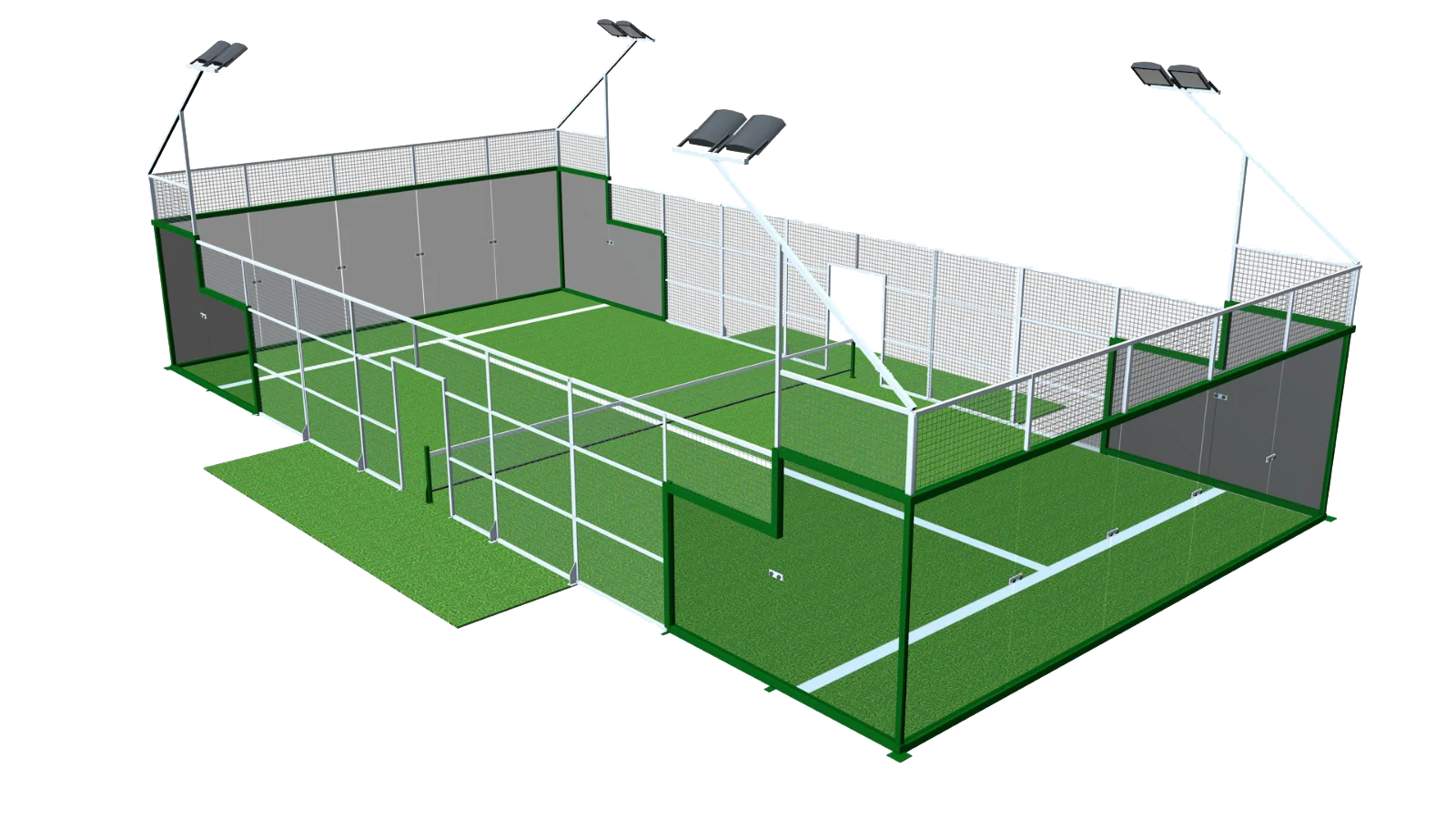 Types of padel courts 